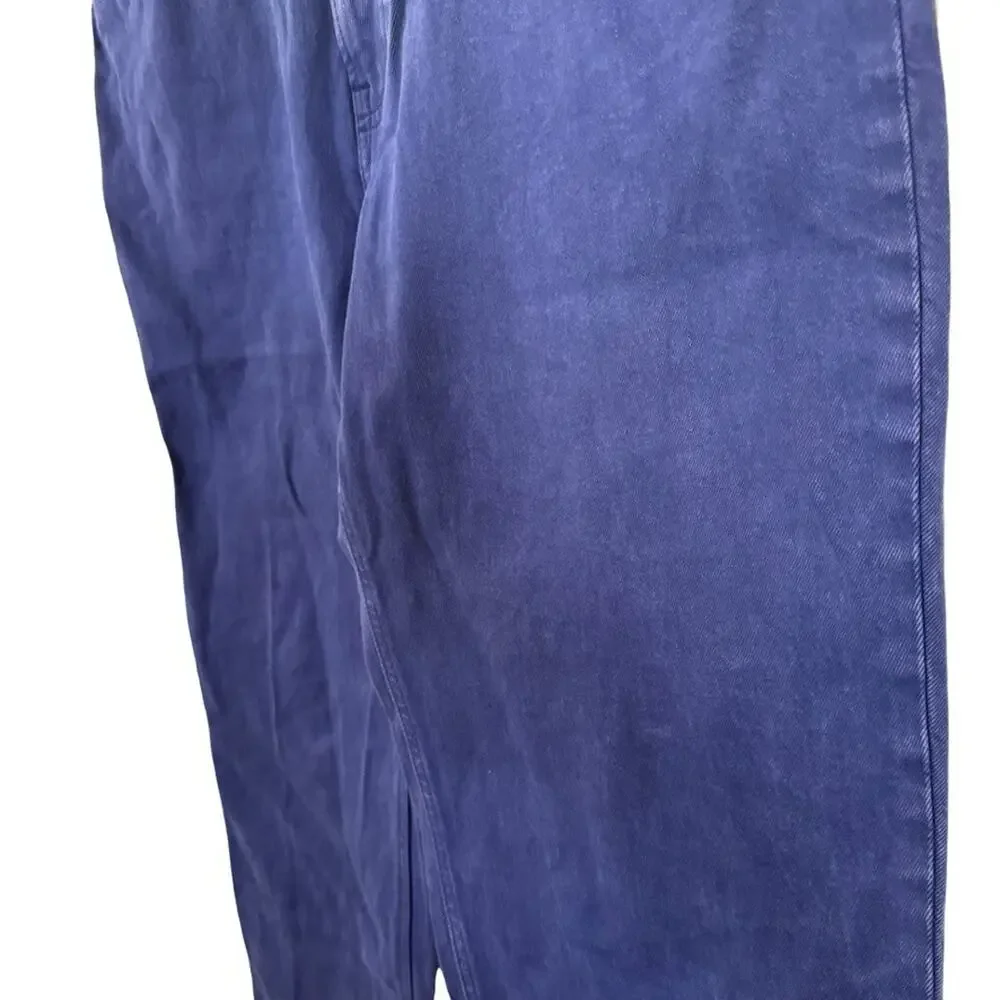 Everlane The Way High Curvy Jeans Organic Cotton Violet Ankle Tapered sz 32